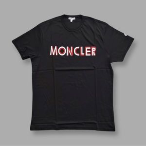 Moncler Black Printed Unisex T-Shirt,Tee,Size XL